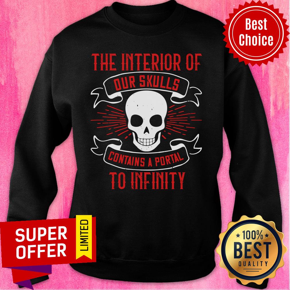 The Interior Of Our Skulls Contains A Portal To Infinity Shirt