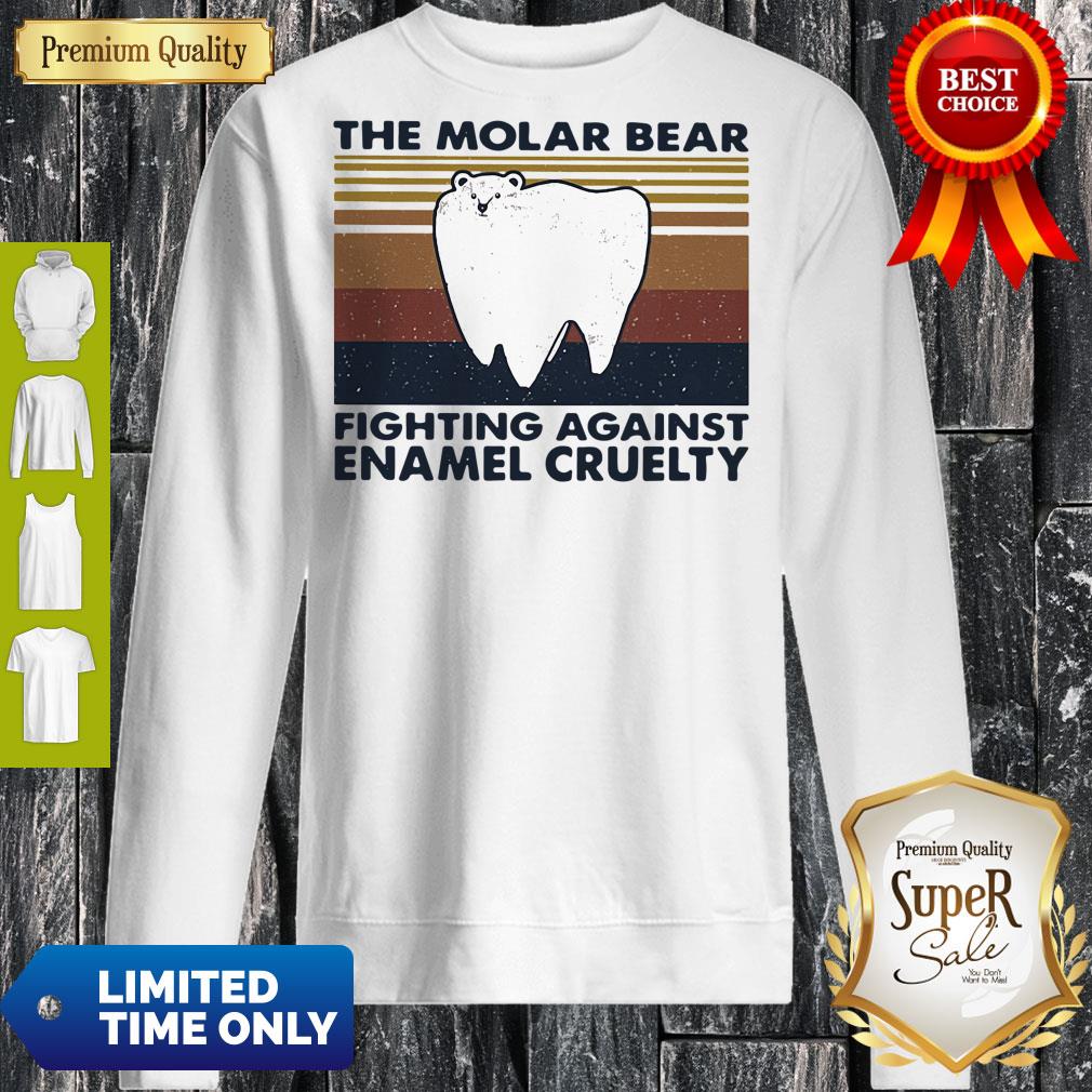 The Molar Bear Fighting Against Enamel Cruelty Vintage Shirt