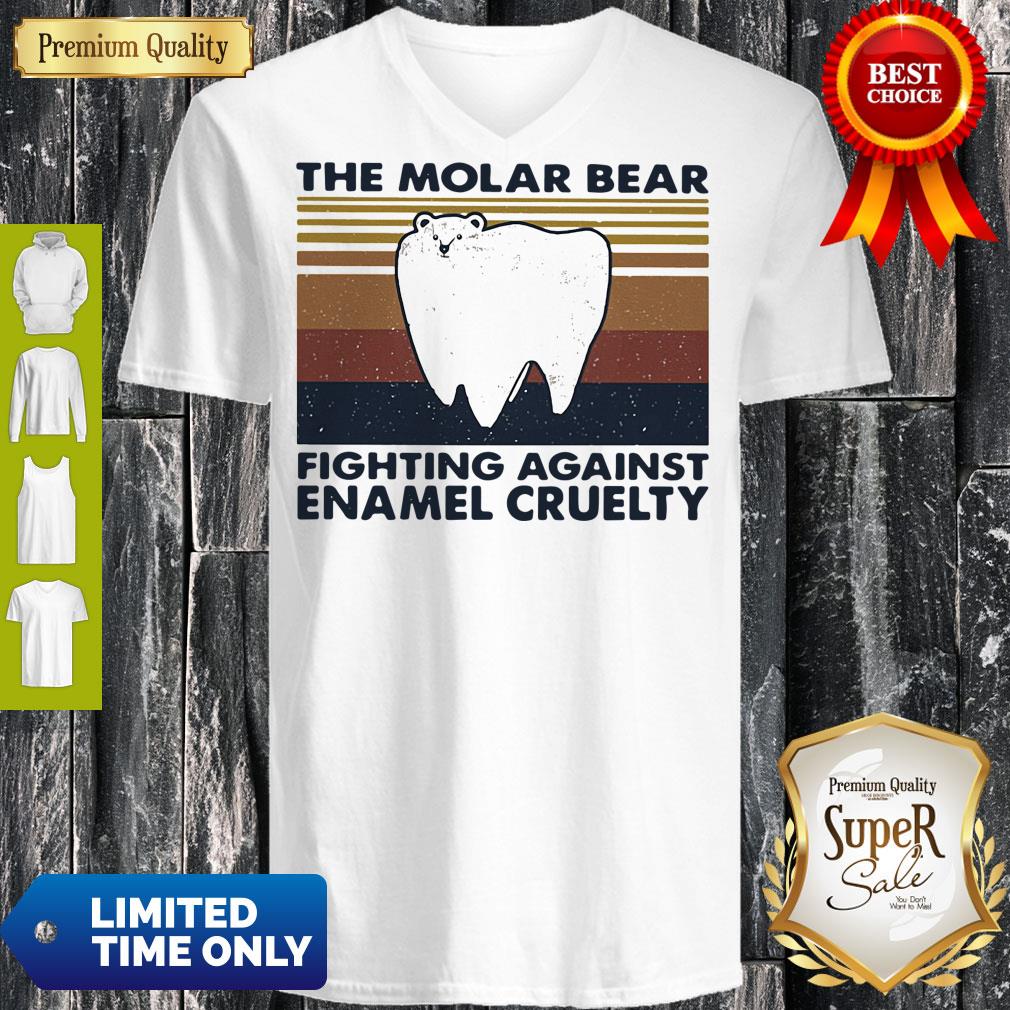 The Molar Bear Fighting Against Enamel Cruelty Vintage Shirt