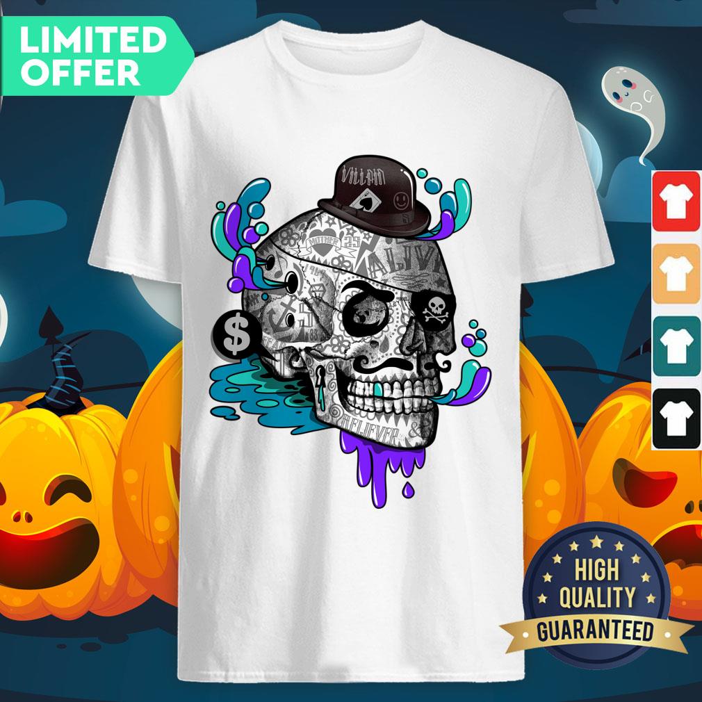 The Tattooed Gentleman A-Line Sugar Skull Day Of The Dead Shirt