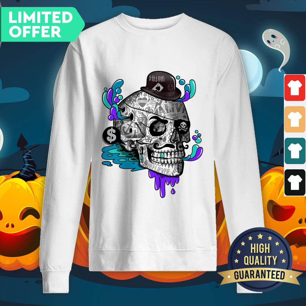 The Tattooed Gentleman A-Line Sugar Skull Day Of The Dead Shirt