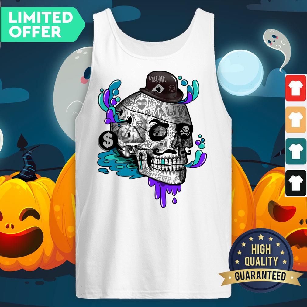 The Tattooed Gentleman A-Line Sugar Skull Day Of The Dead Shirt