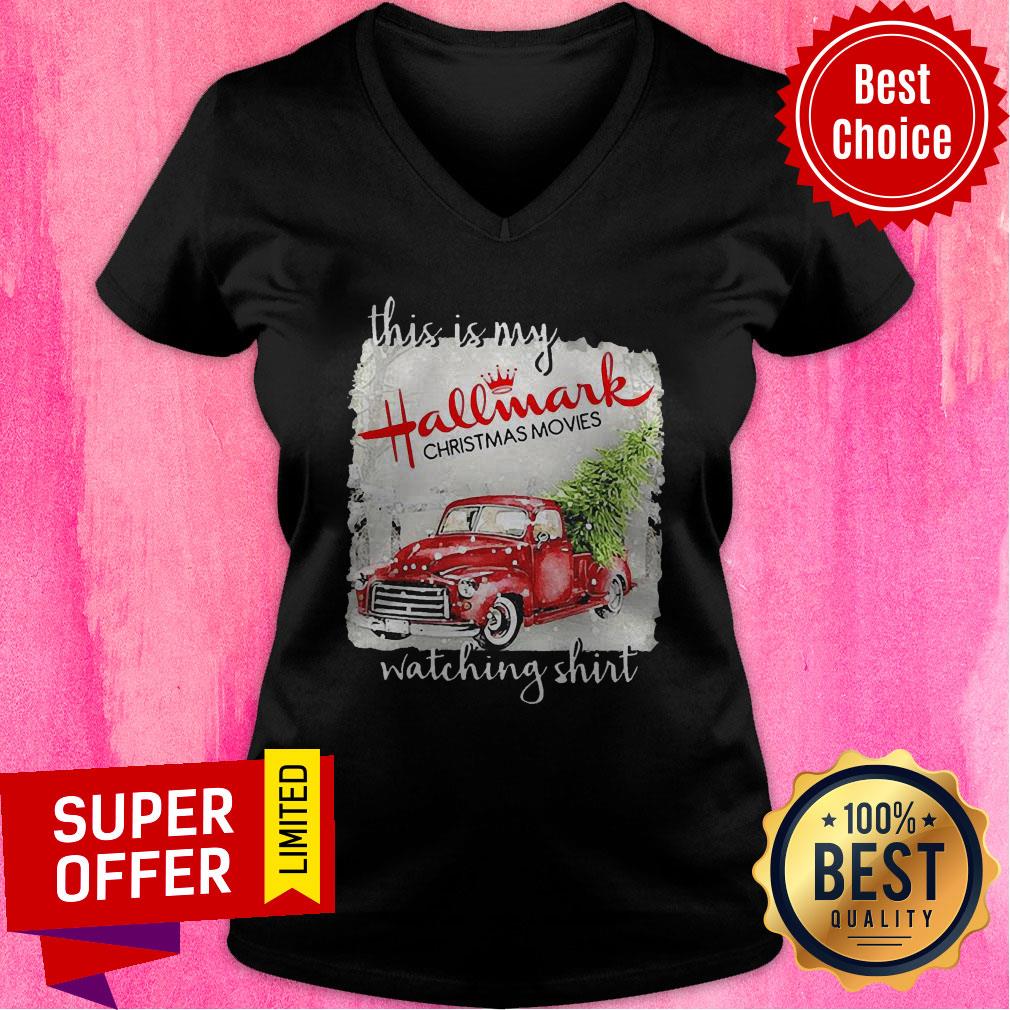 This Is My Hallmark Christmas Movies Watching Red Car Shirt