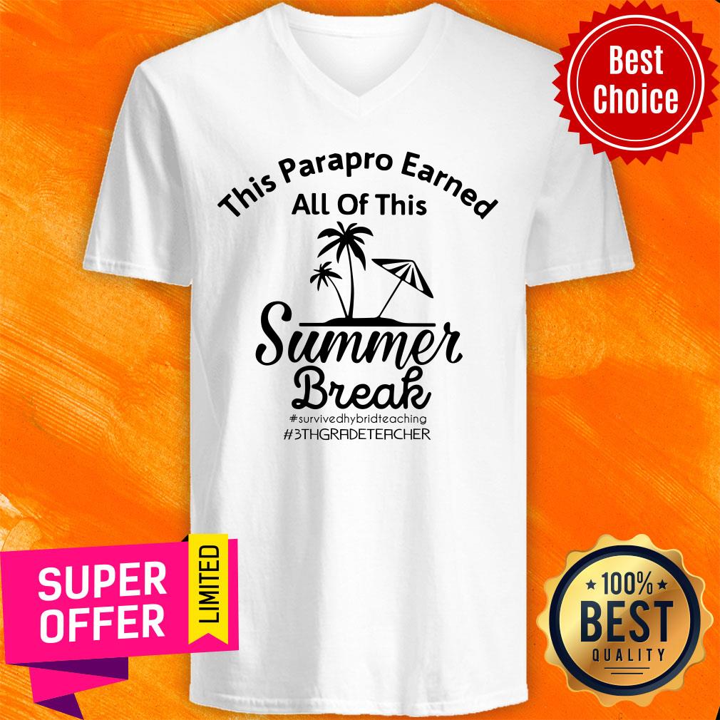 This Teacher Earned All Of This Summer Break 3rd Grade Teacher Shirt