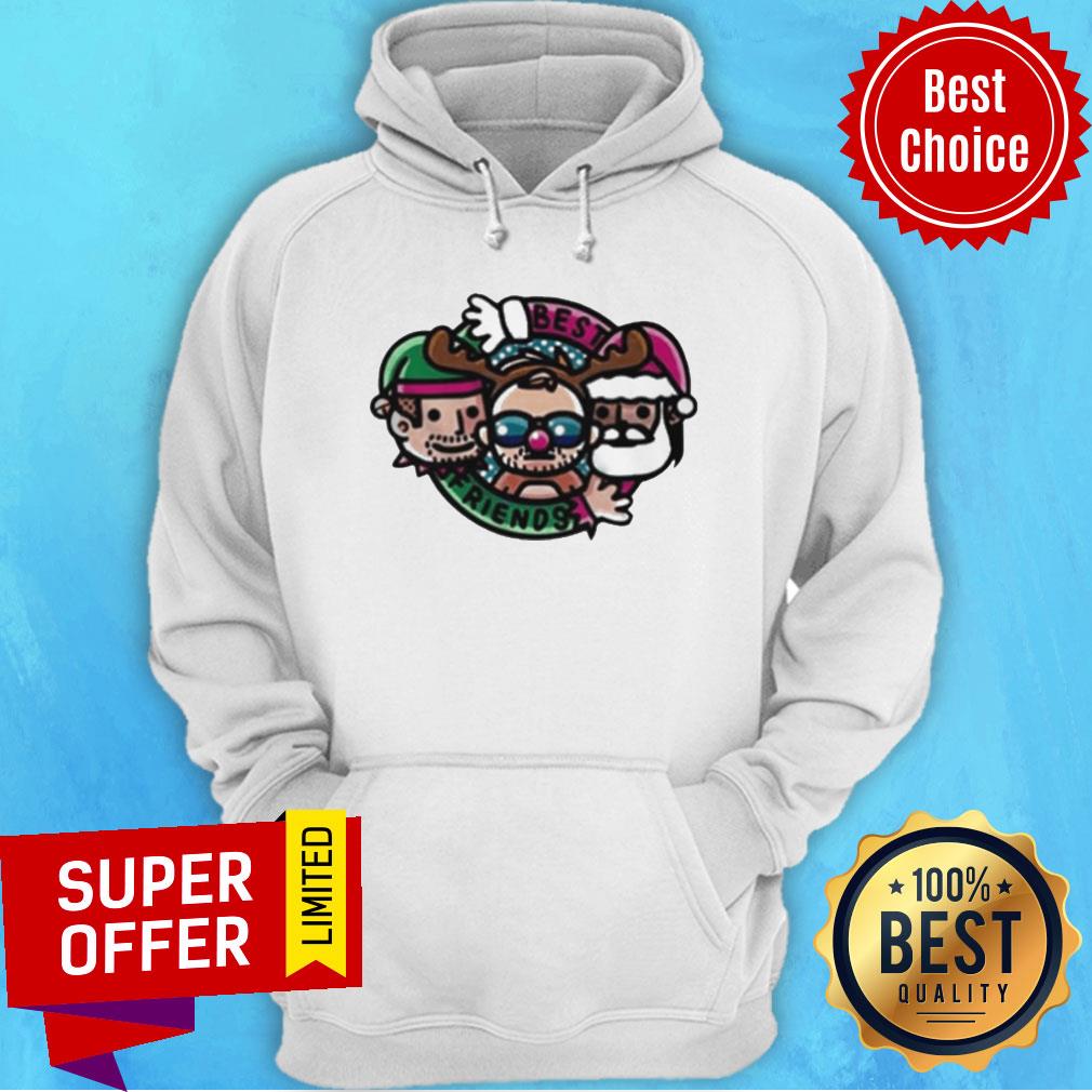 Top Best Friends And Orange Cassidy Best Friends Christmas Cartoon Tee Shirt