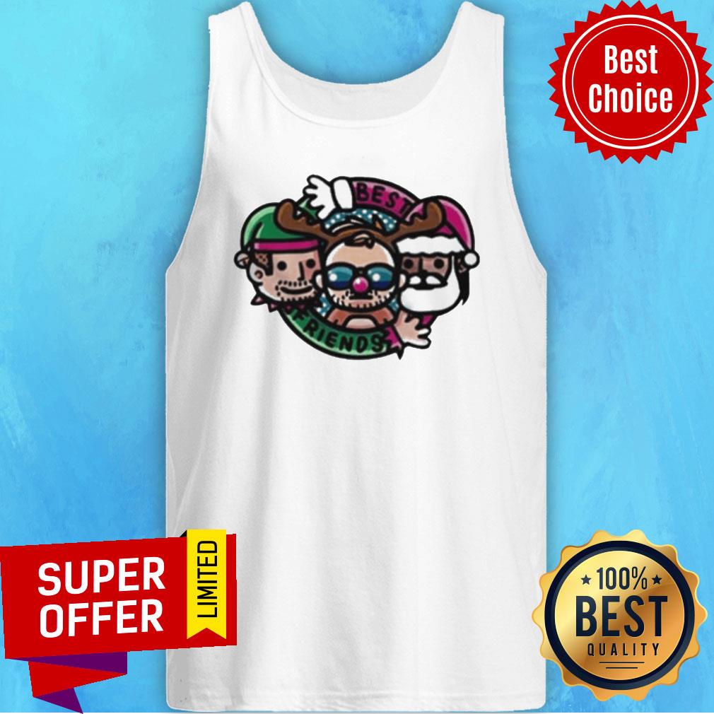 Top Best Friends And Orange Cassidy Best Friends Christmas Cartoon Tee Shirt