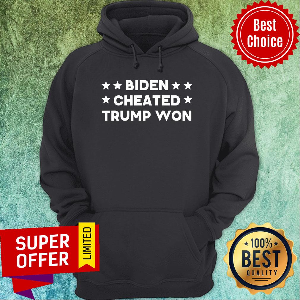 Top Biden Cheated Trump Won Not My President Joe Biden Stars Shirt