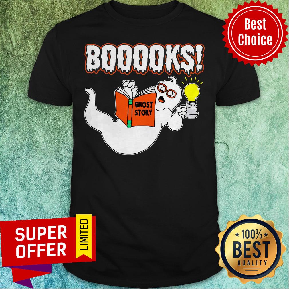 Top Booooks Ghost Story Halloween Shirt