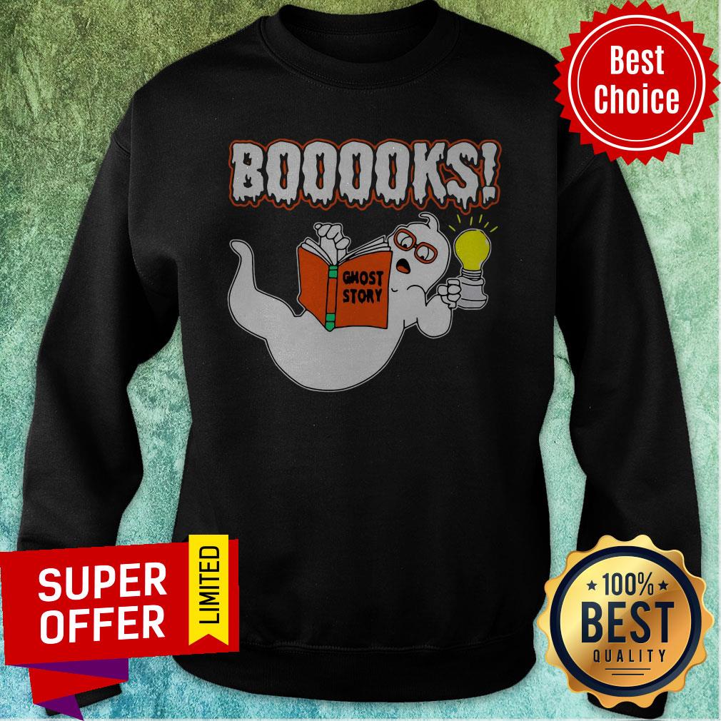 Top Booooks Ghost Story Halloween Shirt