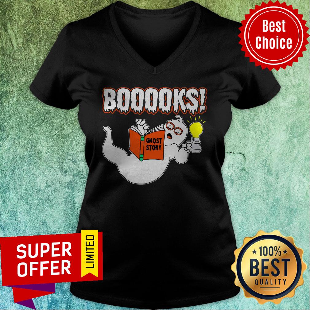 Top Booooks Ghost Story Halloween Shirt