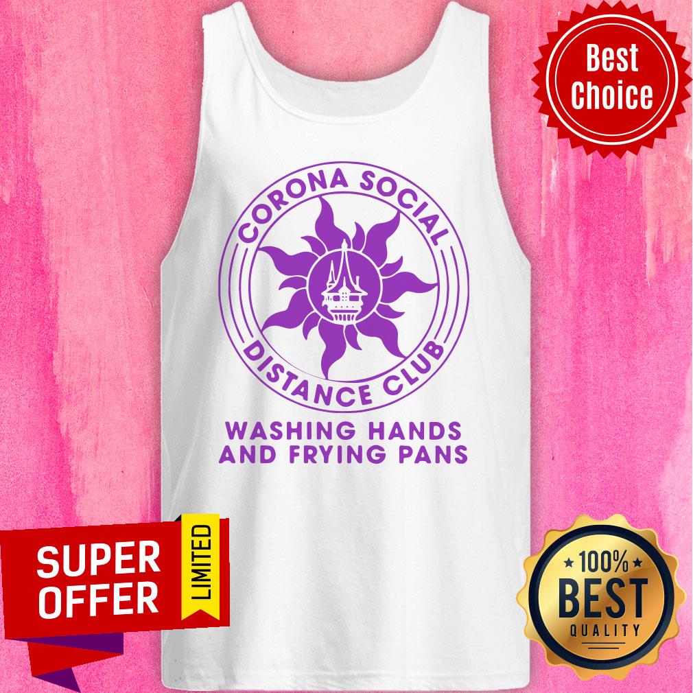 Top Corona Social Distance Club Washing Hands And Frying Pans Shirt