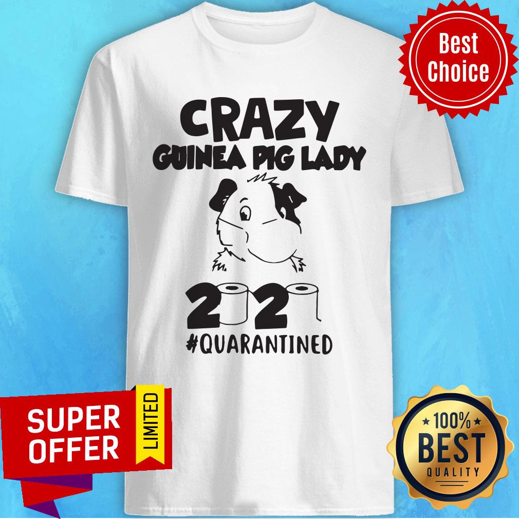 Top Crazy Guinea Pig Lady 2020 Quarantine Shirt