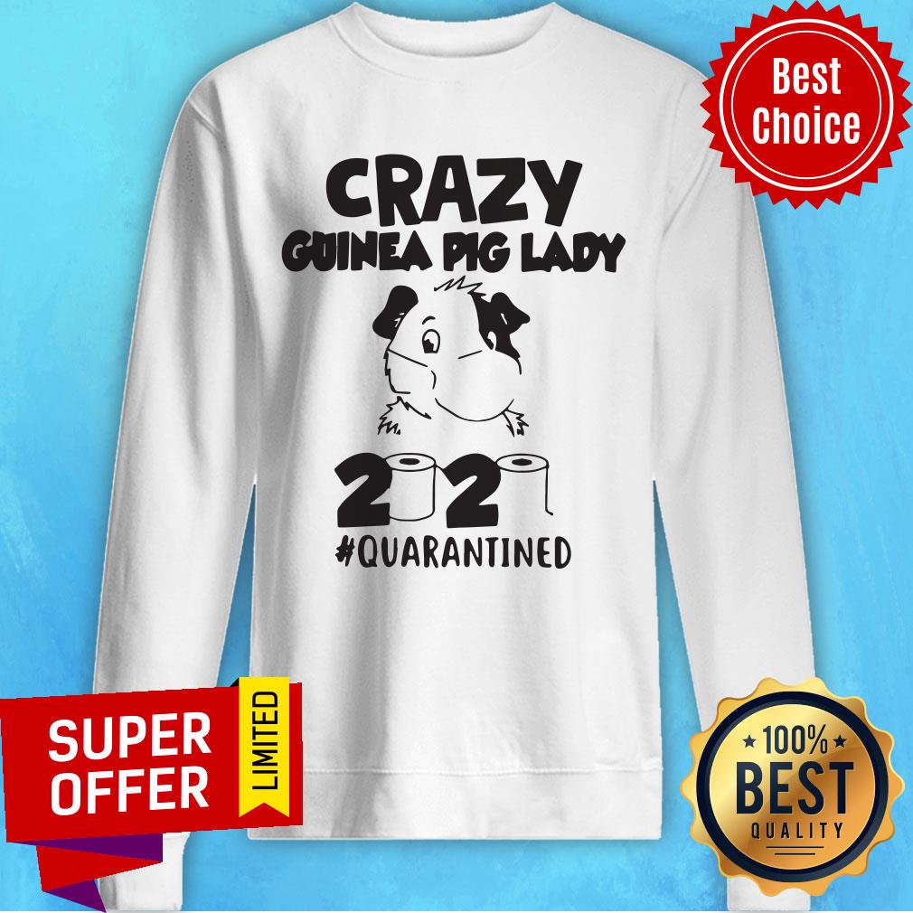 Top Crazy Guinea Pig Lady 2020 Quarantine Shirt