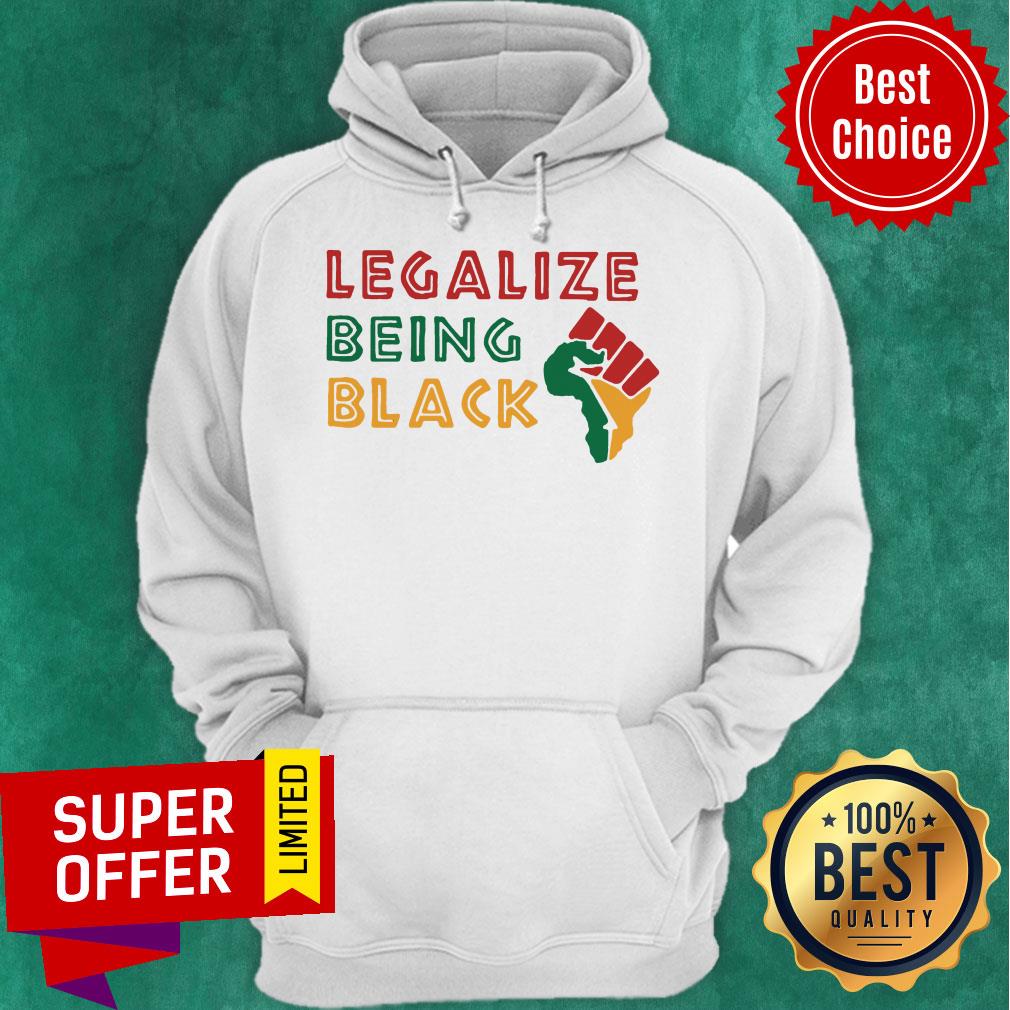 Top Fist Isolated Legalize Being Black Shirt