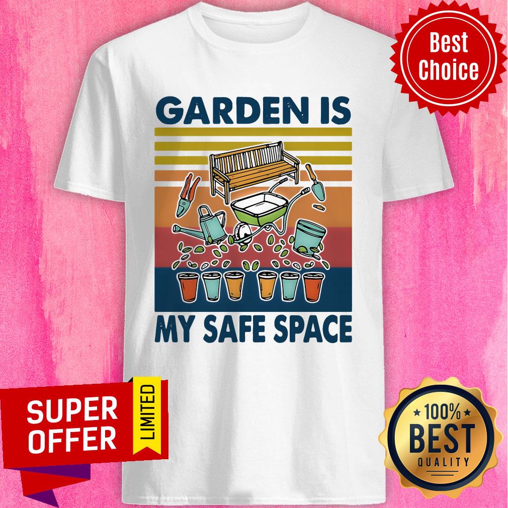 Top Gardening My Safe Space Vintage Retro Shirt
