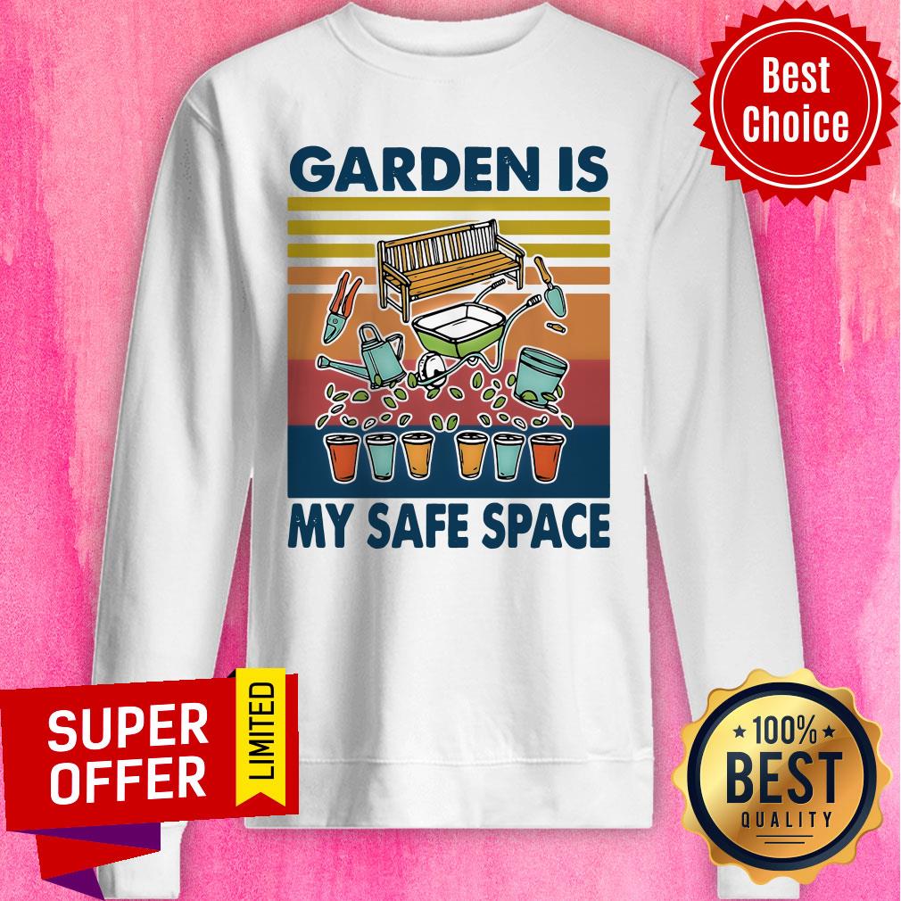 Top Gardening My Safe Space Vintage Retro Shirt