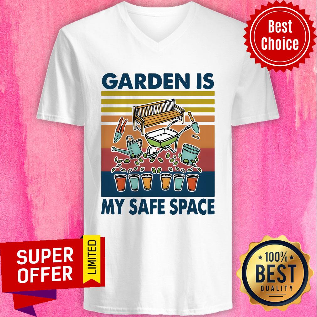 Top Gardening My Safe Space Vintage Retro Shirt