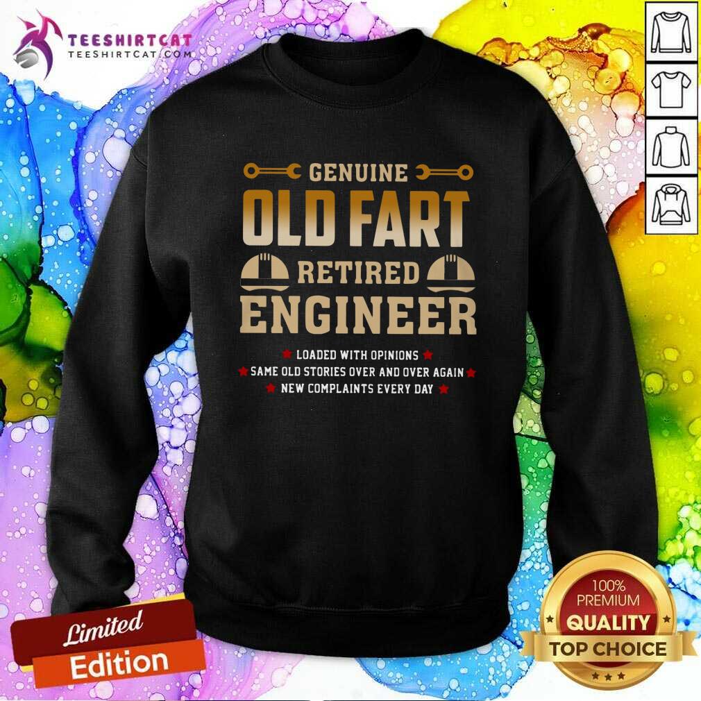 Top Genius Old Fart Retired Engineer Shirt