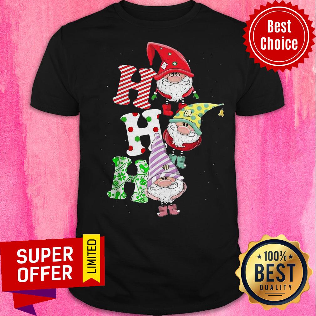 Top Gnomes Ho Ho Ho Merry Christmas Shirt