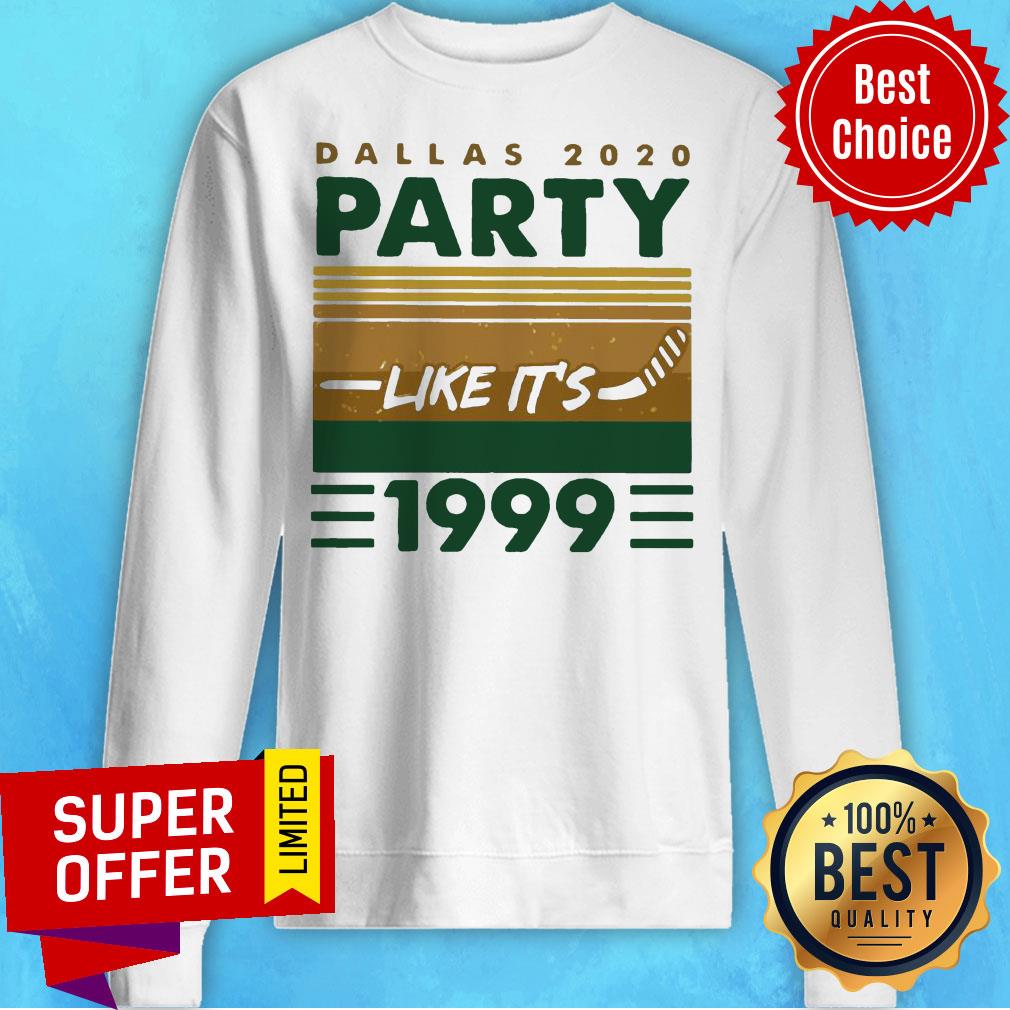 Top Hockey Dallas 2020 Party Like It’s 1999 Vintage Retro Shirt