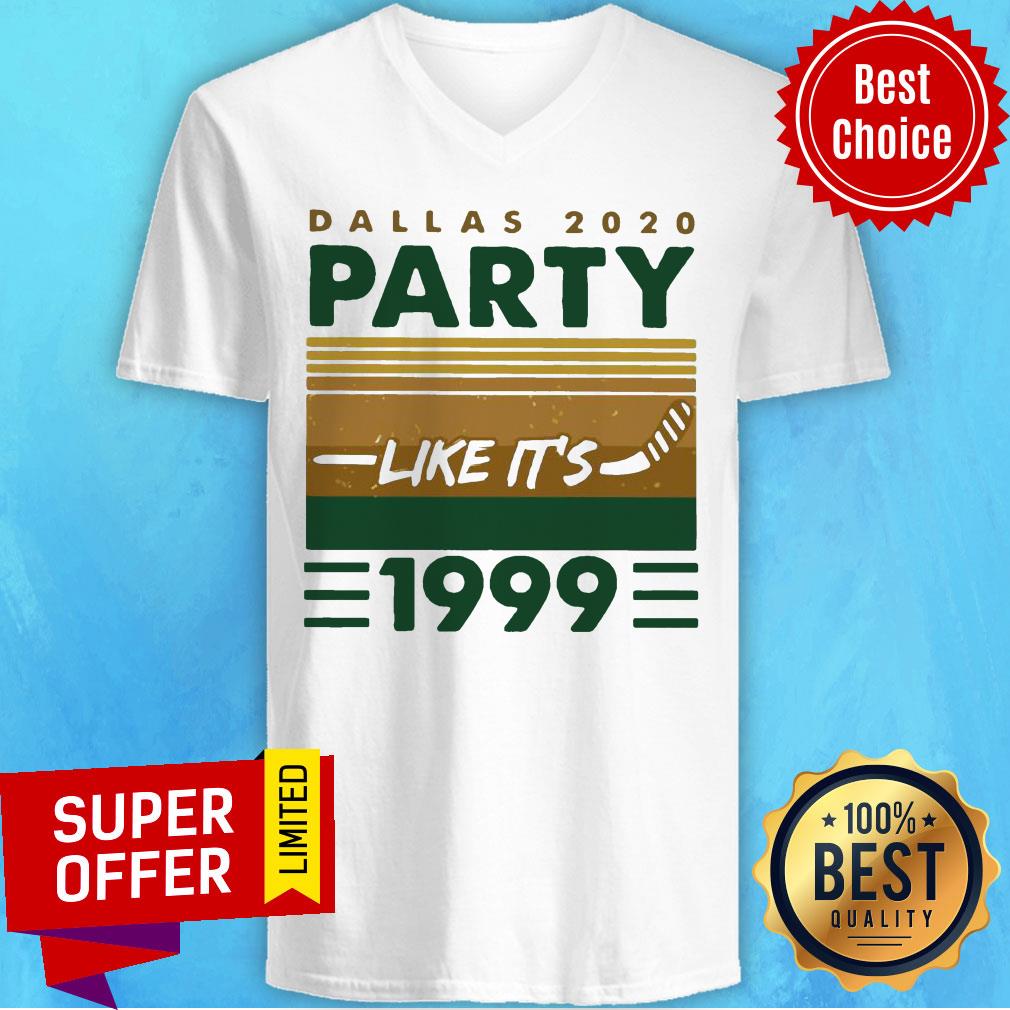 Top Hockey Dallas 2020 Party Like It’s 1999 Vintage Retro Shirt