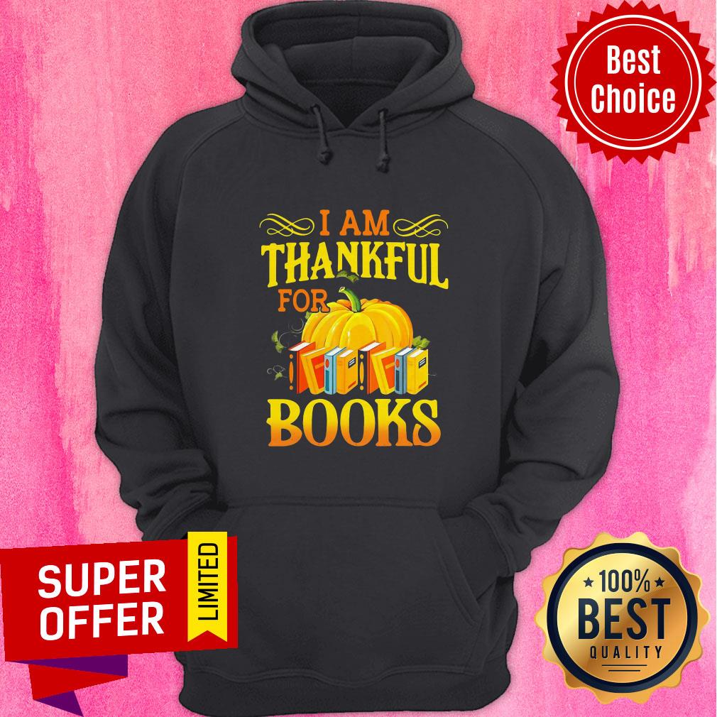 Top I Am Thankful For Books Halloween Shirt