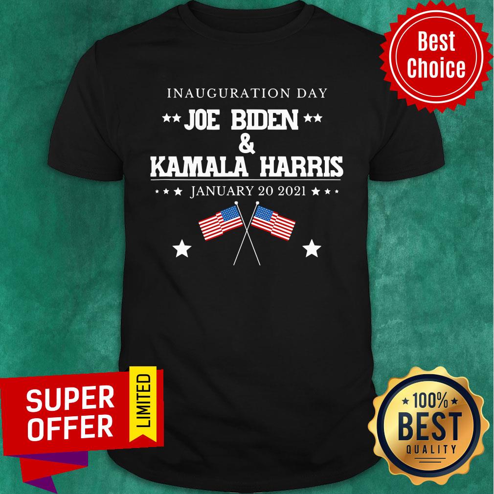Top Joe Biden And Kamala Harris Inauguration Day 2021 Retro American Flag Shirt
