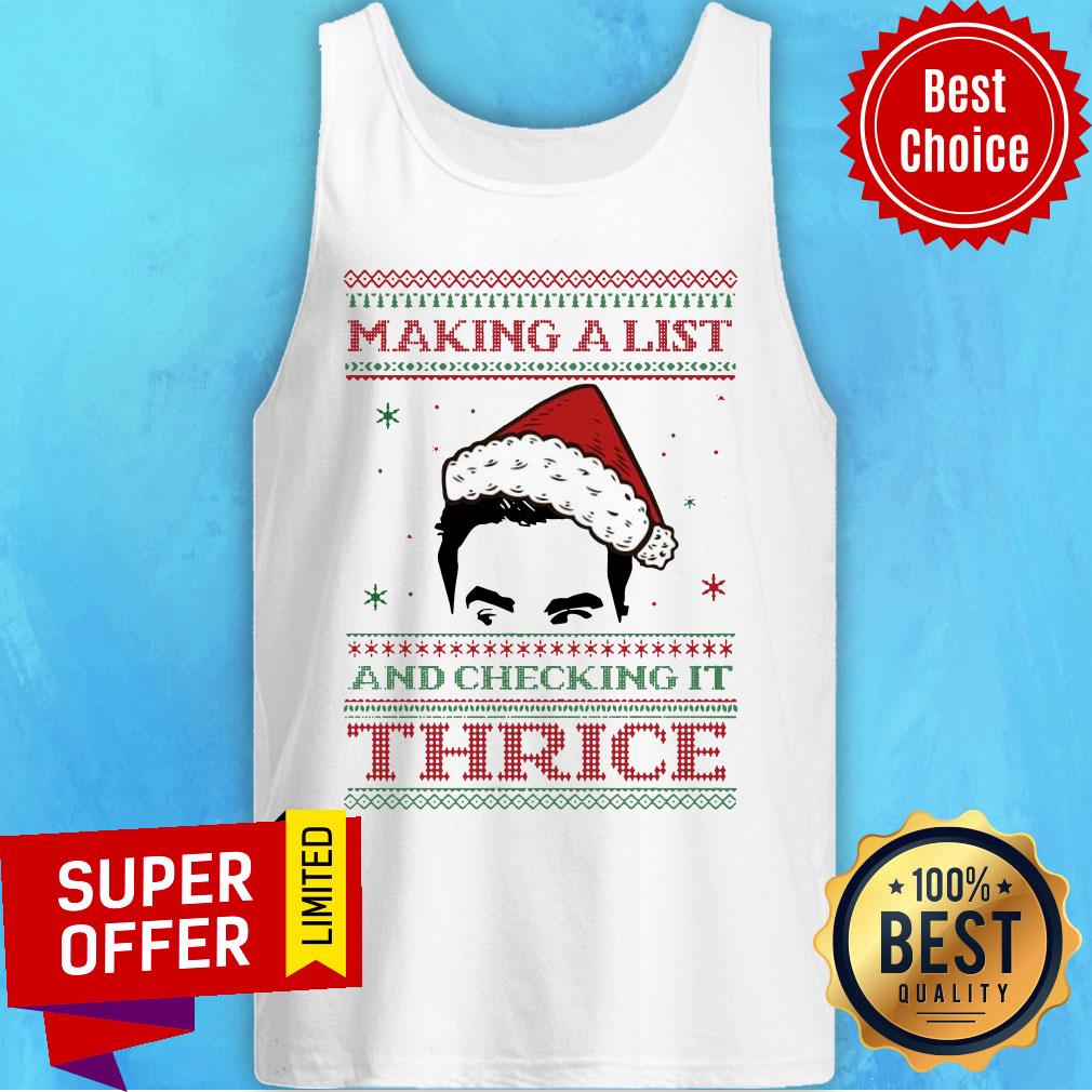 Top Making A List And Checking It Twice Ugly Christmas Shirt