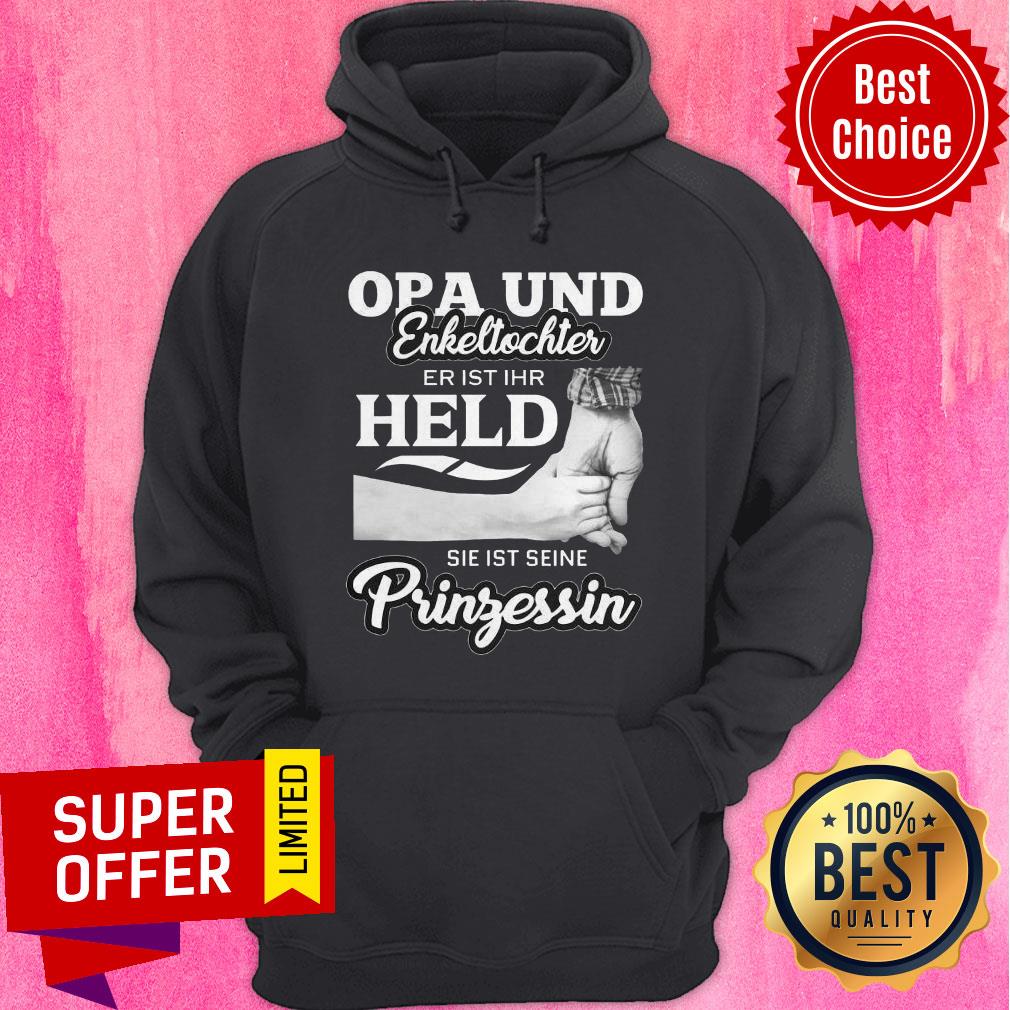 Top Opa Und Enkeltochter Er Ist Ihr Held Sie Ist Seine Pringessin Shirt