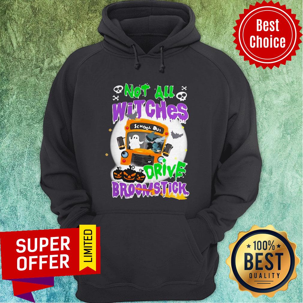 Top Pumpkin Ghost Halloween Not All Witches Drive Broomstick Shirt