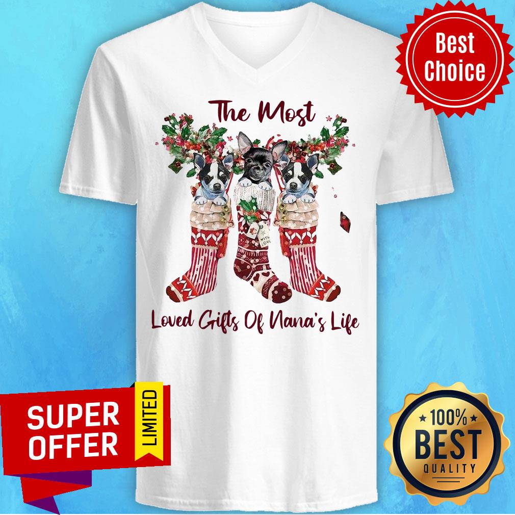 Top The Most Loved Gifts Of Nana’s Life Christmas Shirt