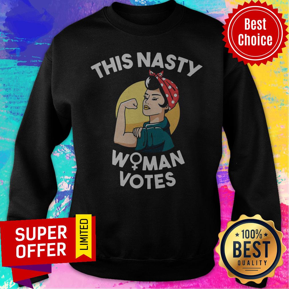 Top This Nasty Woman Votes Feminist For Biden And Harris Shirt