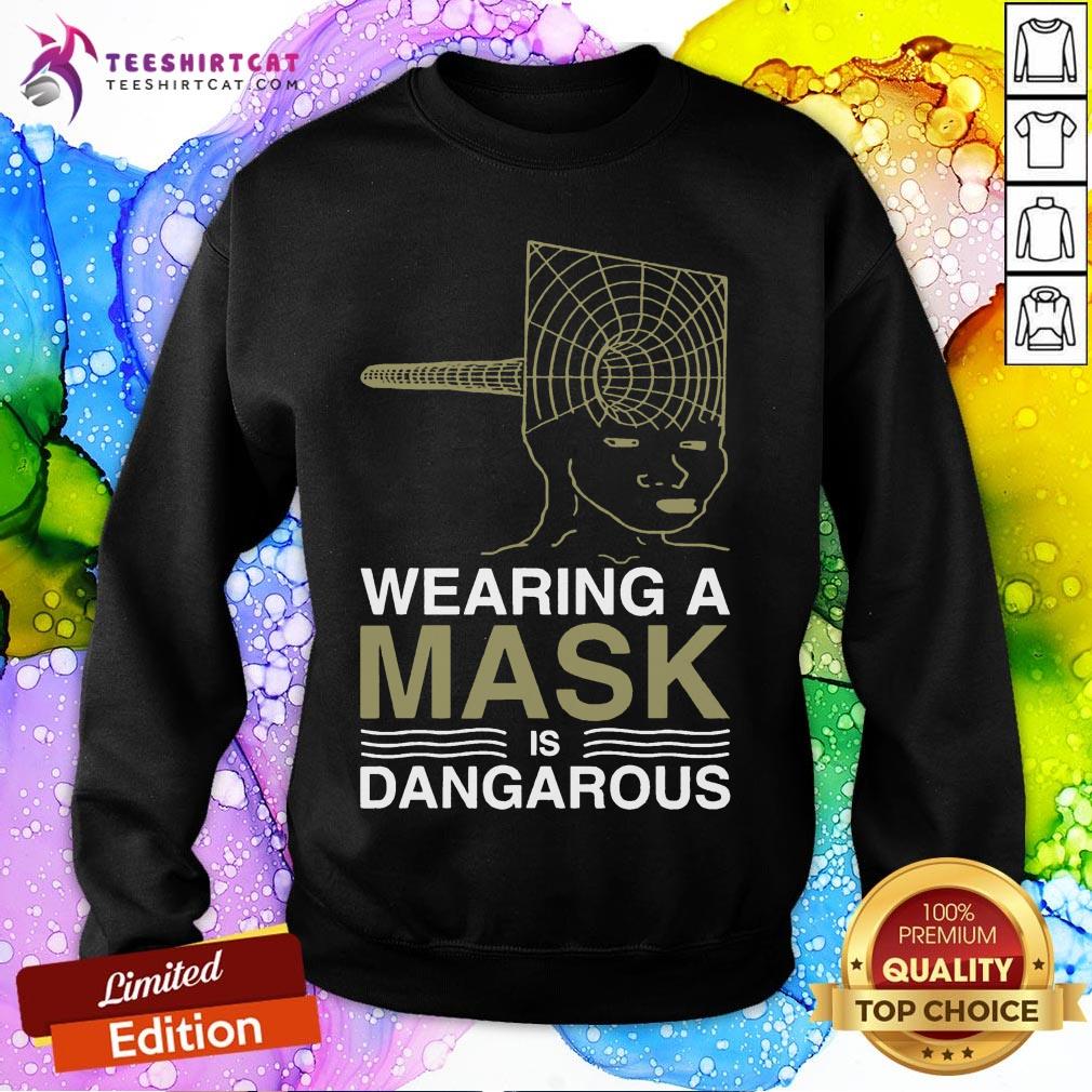 Top Wearing A Mask Meme Trollface Conspiracy Theory Shirt