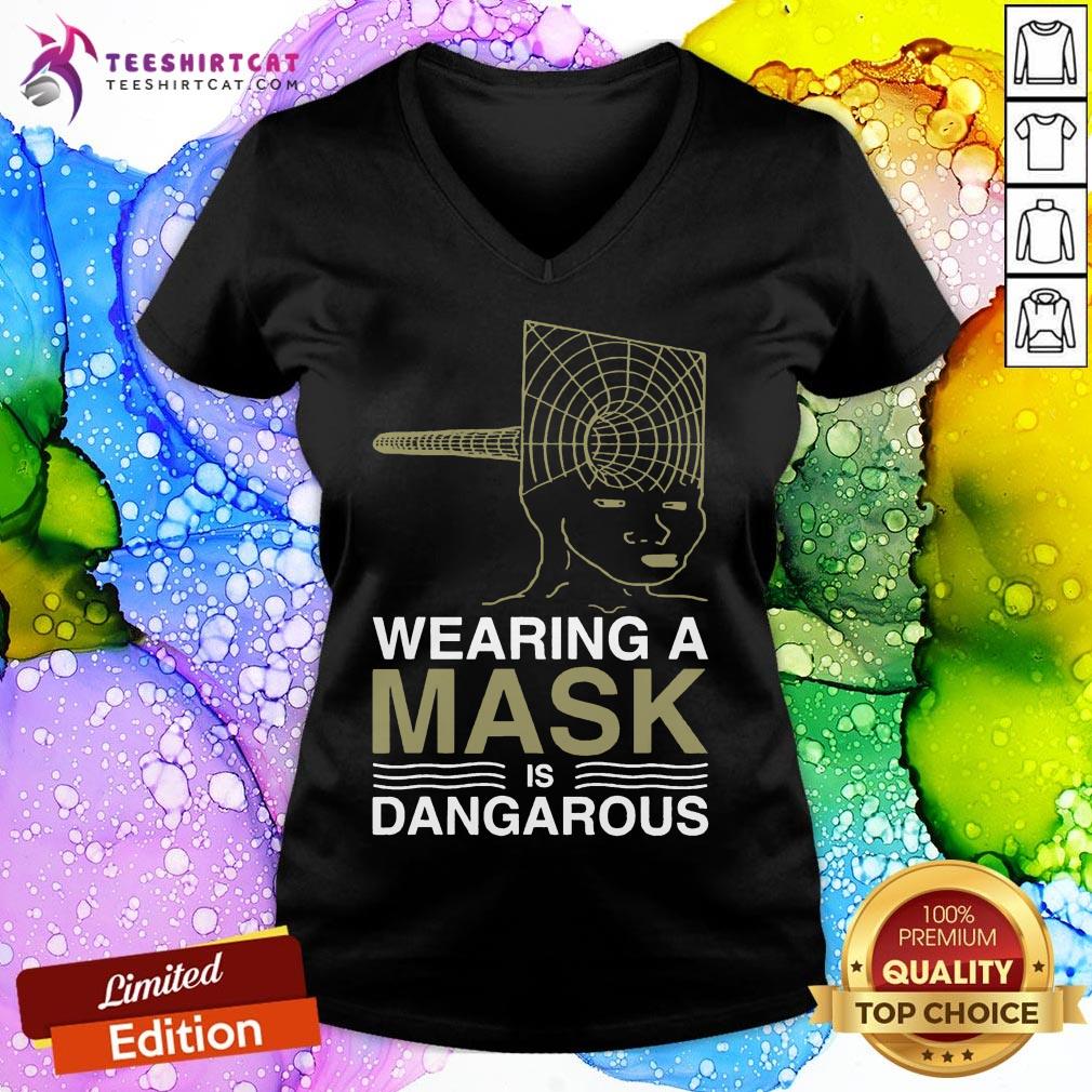 Top Wearing A Mask Meme Trollface Conspiracy Theory Shirt