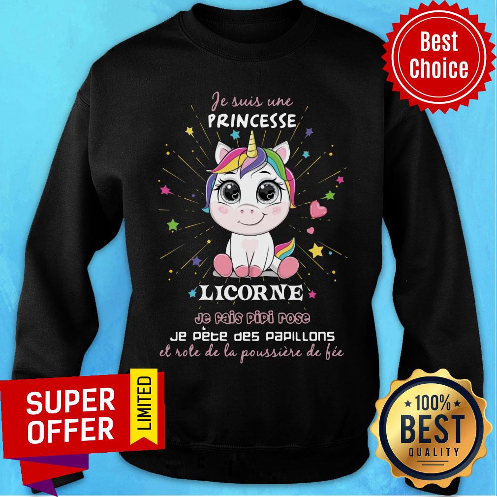 Unicorn Je Suis Ure Princess Licorne Shirt