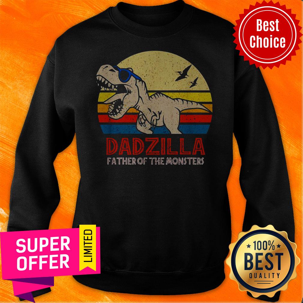 Nice Dadzilla Father Of The Monsters Vintage Shirt