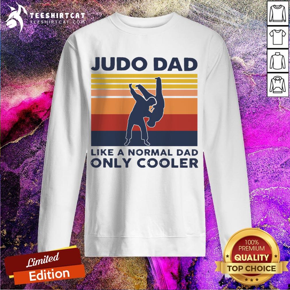 Vintage Judo Dad Like A Normal Dad Only Cooler Shirt