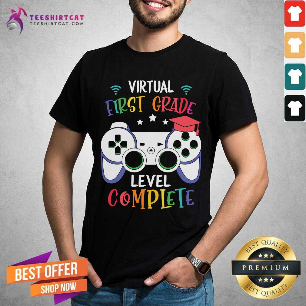 Virtual First Grade Level Complete Gaming Shirt