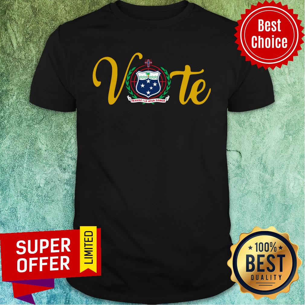 Vote Western Samoa National Pride Emblem Shirt