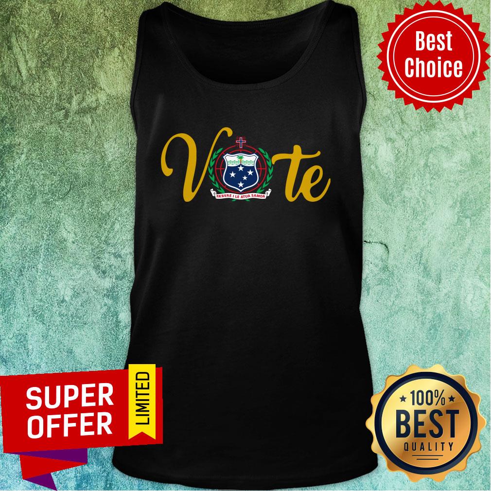 Vote Western Samoa National Pride Emblem Shirt
