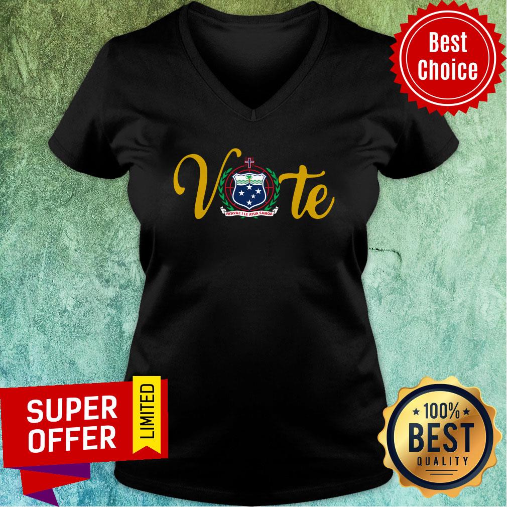 Vote Western Samoa National Pride Emblem Shirt