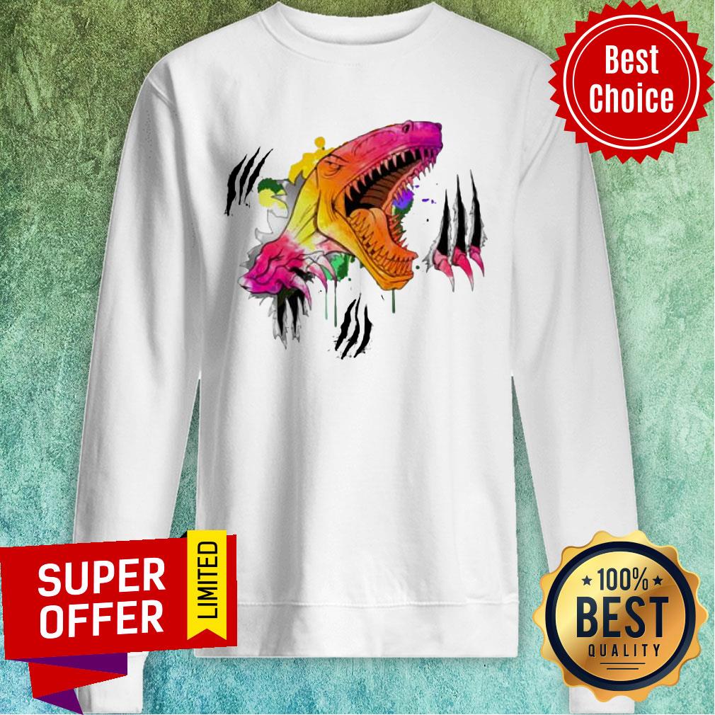 Water Color Dinosaur Halloween Shirt