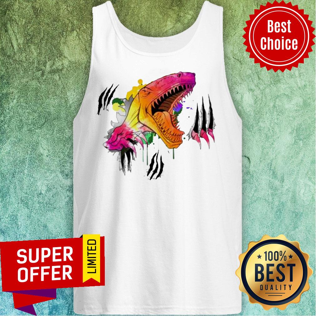 Water Color Dinosaur Halloween Shirt