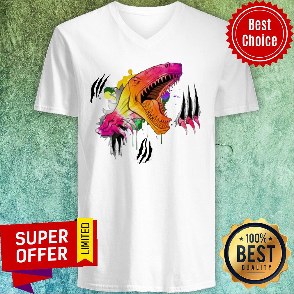 Water Color Dinosaur Halloween Shirt