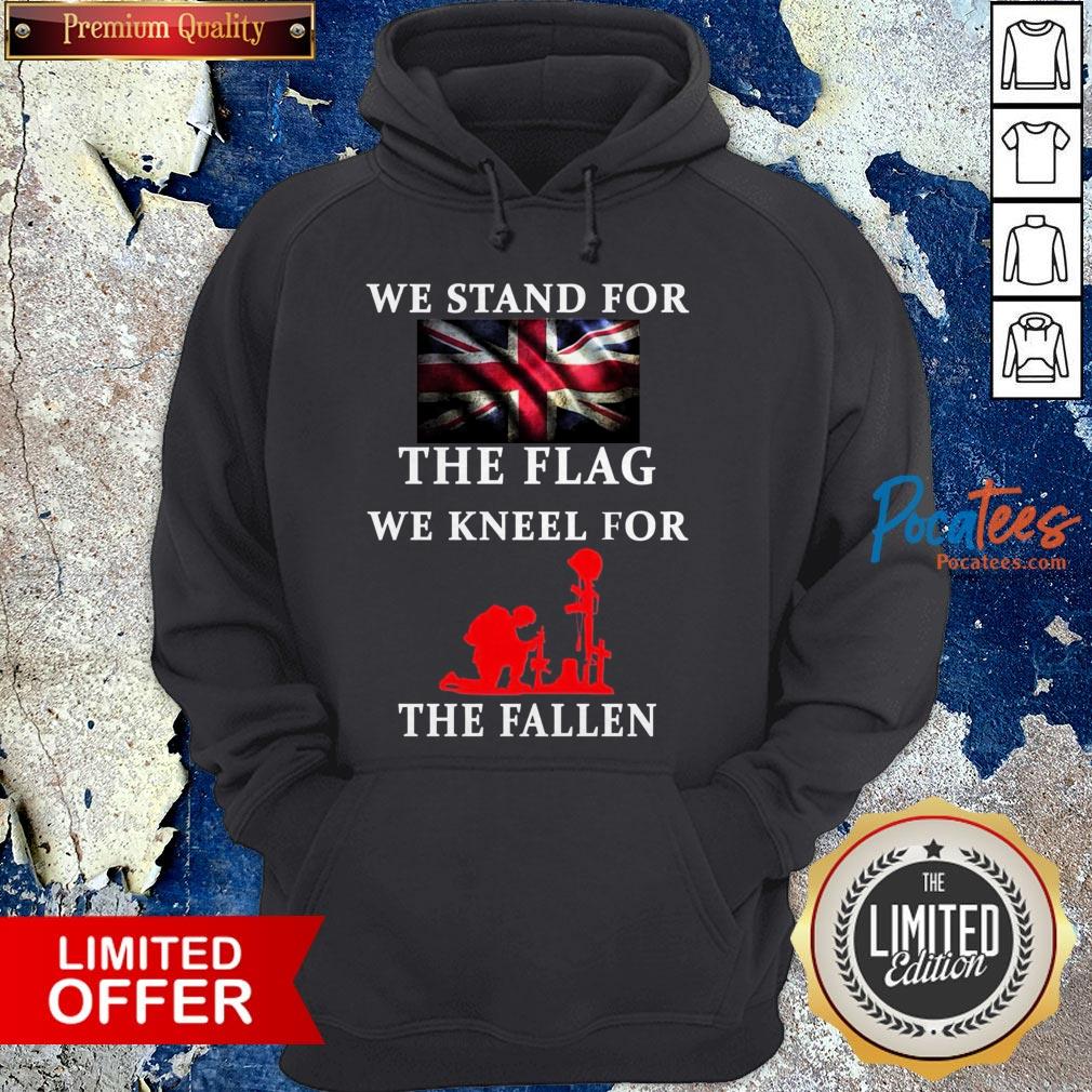 We Stand For The Flag We Kneel For The Fallen Shirt
