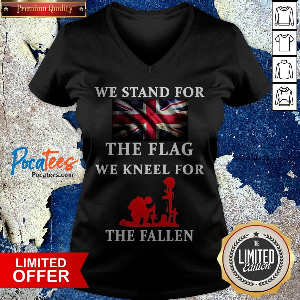 We Stand For The Flag We Kneel For The Fallen Shirt