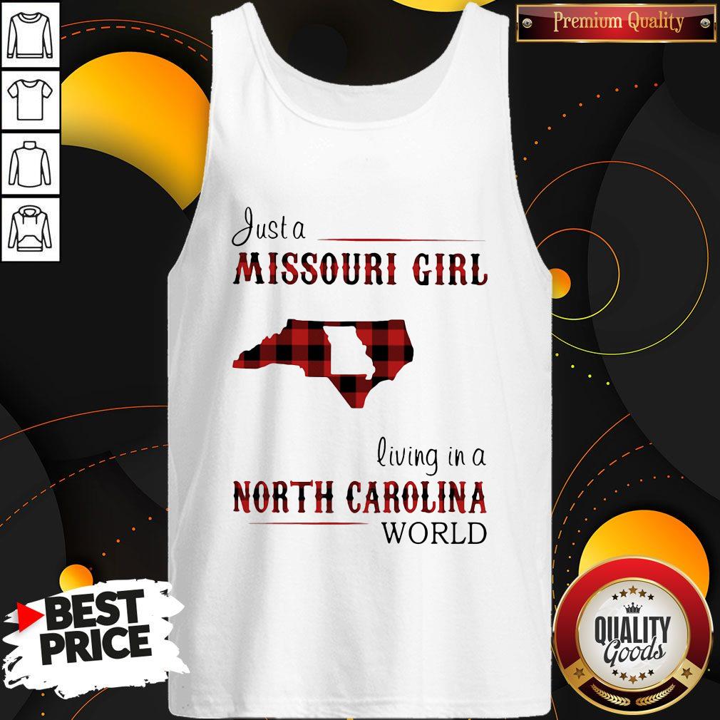 Wicked Just A Missouri Girl Living In A Wisconsin World Map Shirt