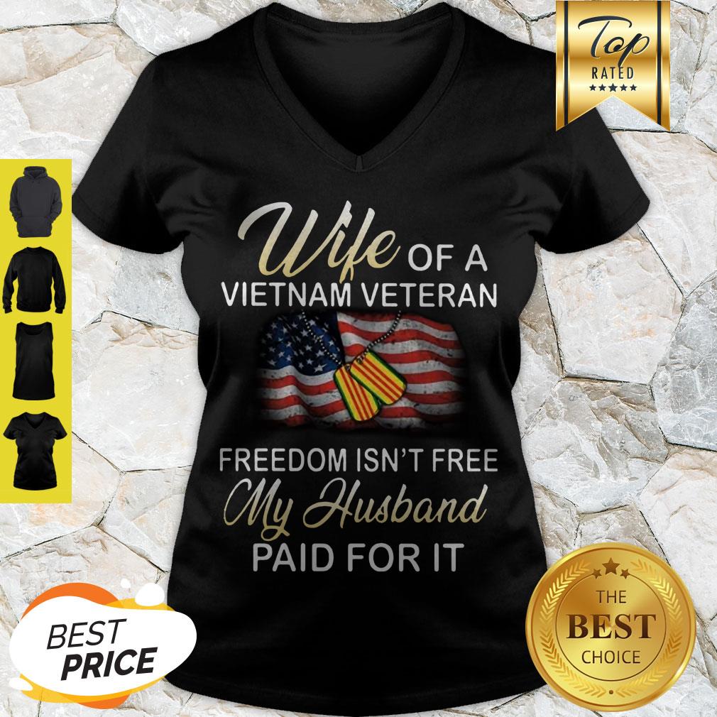 wife-of-a-vietnam-veteran-freedom-isnt-free-my-husband-paid-for-it-american-flag-v-neck.jpg