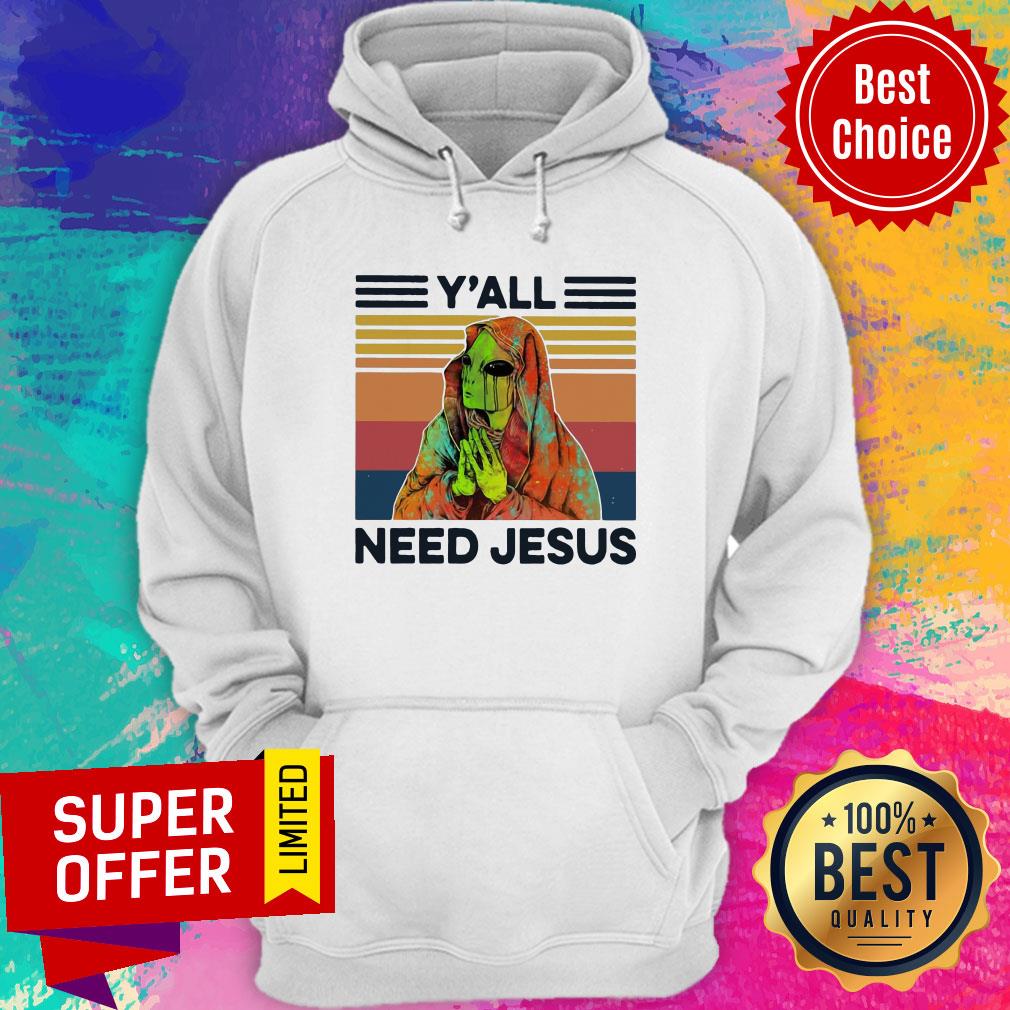 Y’all Need Jesus Alien Vintage Retro Shirt