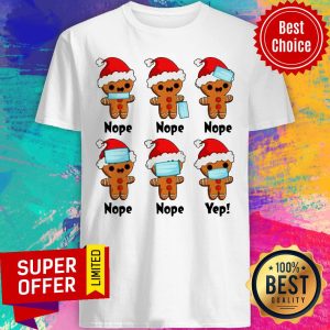 Top Gingerbread Man Face Mask Christmas Cover Your Nose 2020 Shirt